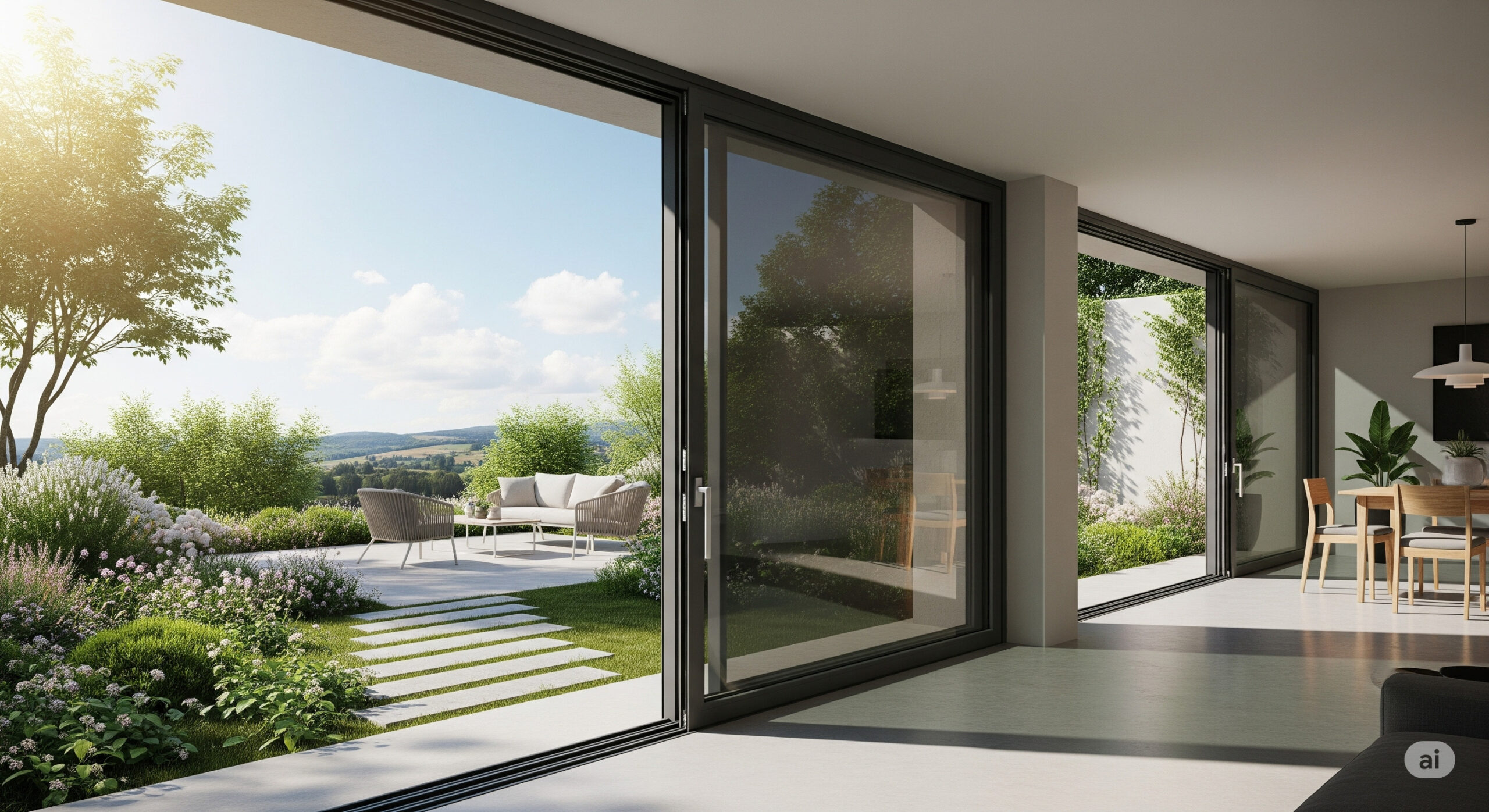 Maximize Light with Aluminium Sliding Doors