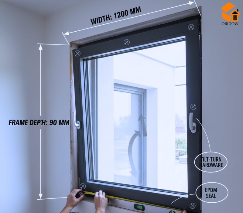 Aluminium Tilt-Turn Windows install