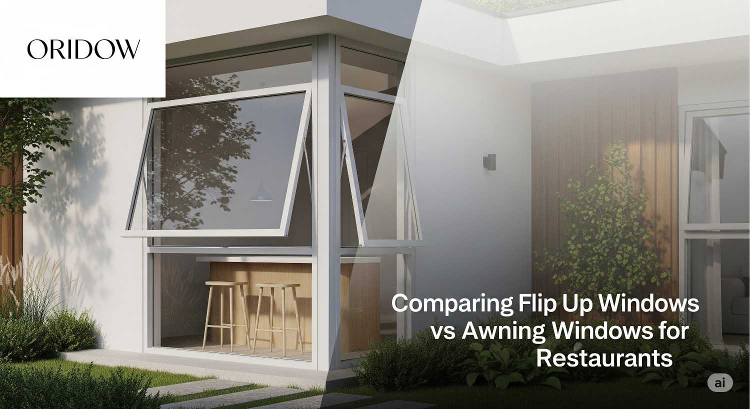 Comparing Flip Up Windows vs Awning Windows for Restaurants