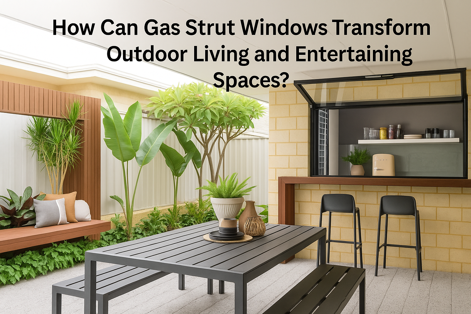 Gas Strut Windows for Outdoor Living and Entertaining | Oridow