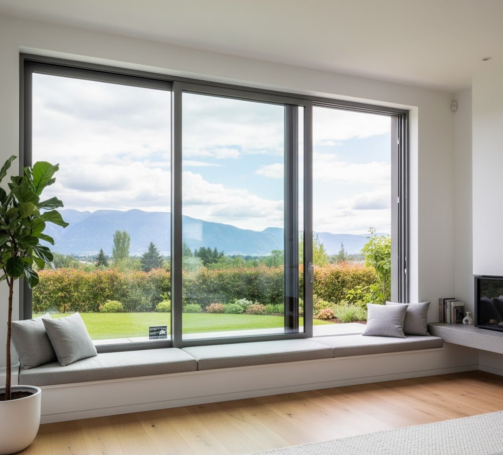 Three-Panel Sliding Windows