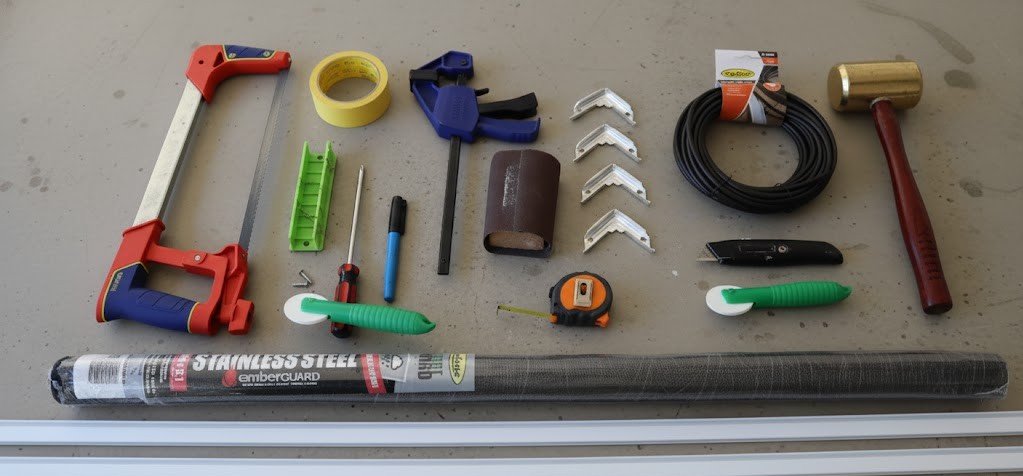 Tools and Materials You’ll Need to Install Security Window Screen