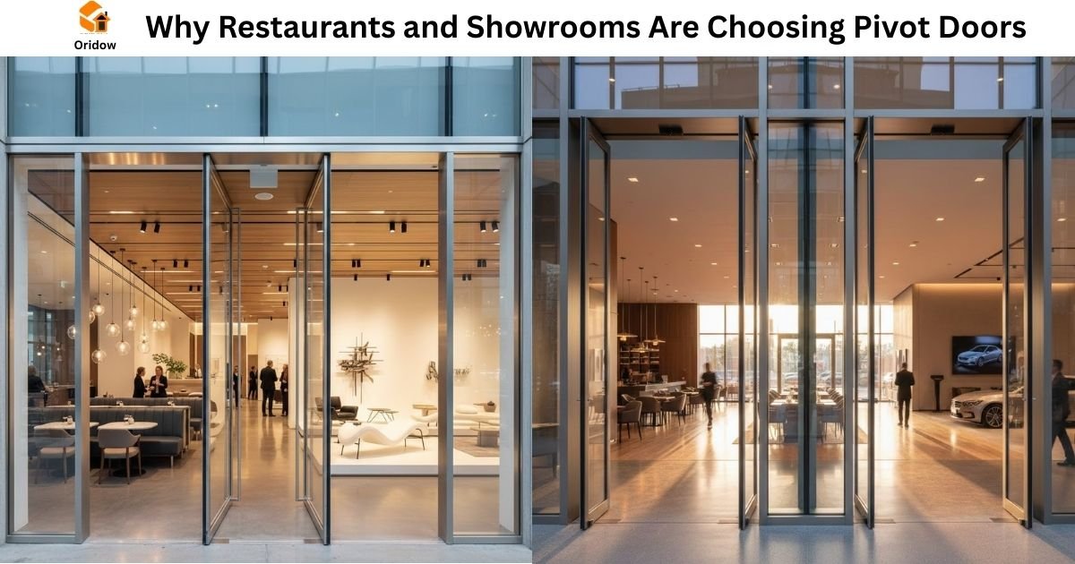 Why Restaurants and Showrooms Are Choosing Pivot Doors for a Grand Entrance