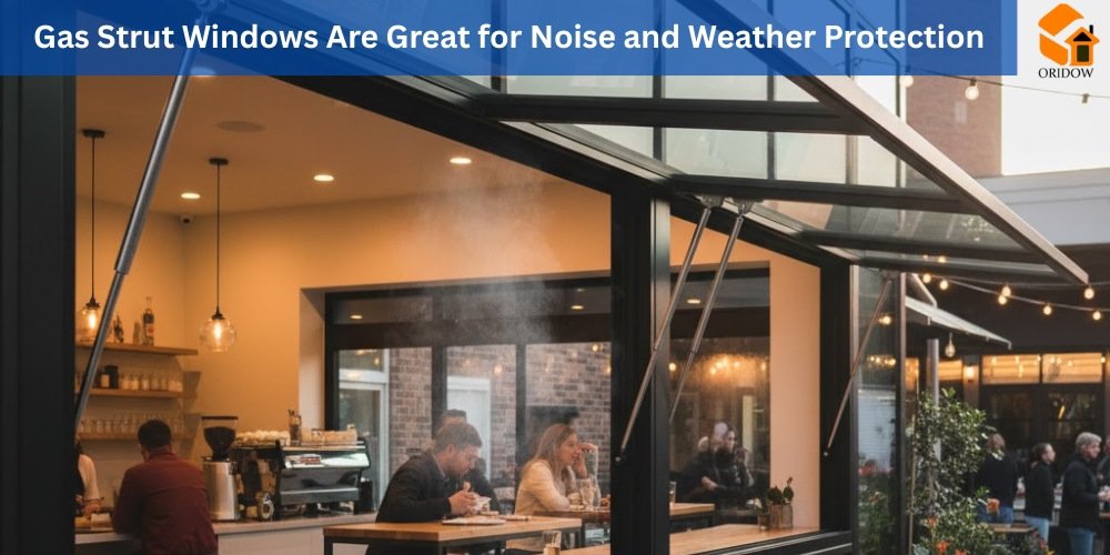 Gas Strut Windows Are Great for Noise and Weather Protection