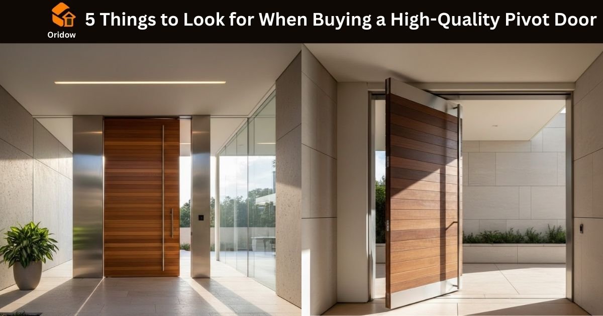 5 Things to Look for When Buying a High-Quality Pivot Door