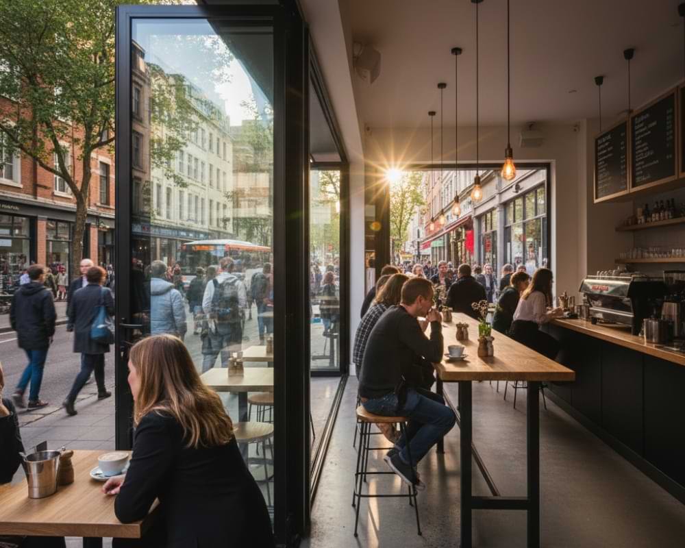 Sustainable Materials Matter in Folding Window Design in coffee shops
