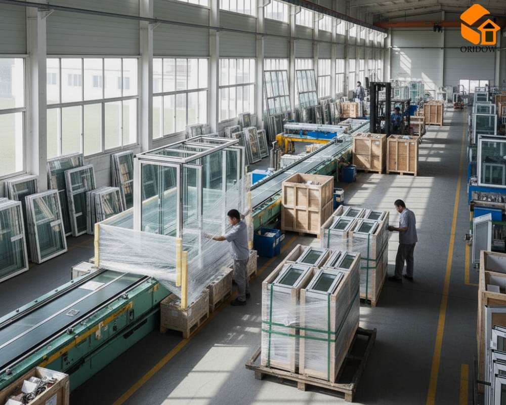 packing foldup window for export