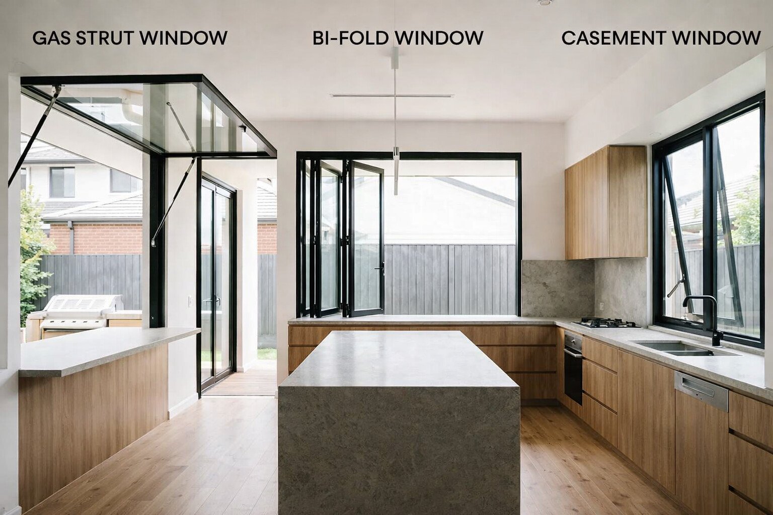 Gas Strut vs Bi-Fold vs Casement. What’s Best for Your Space?