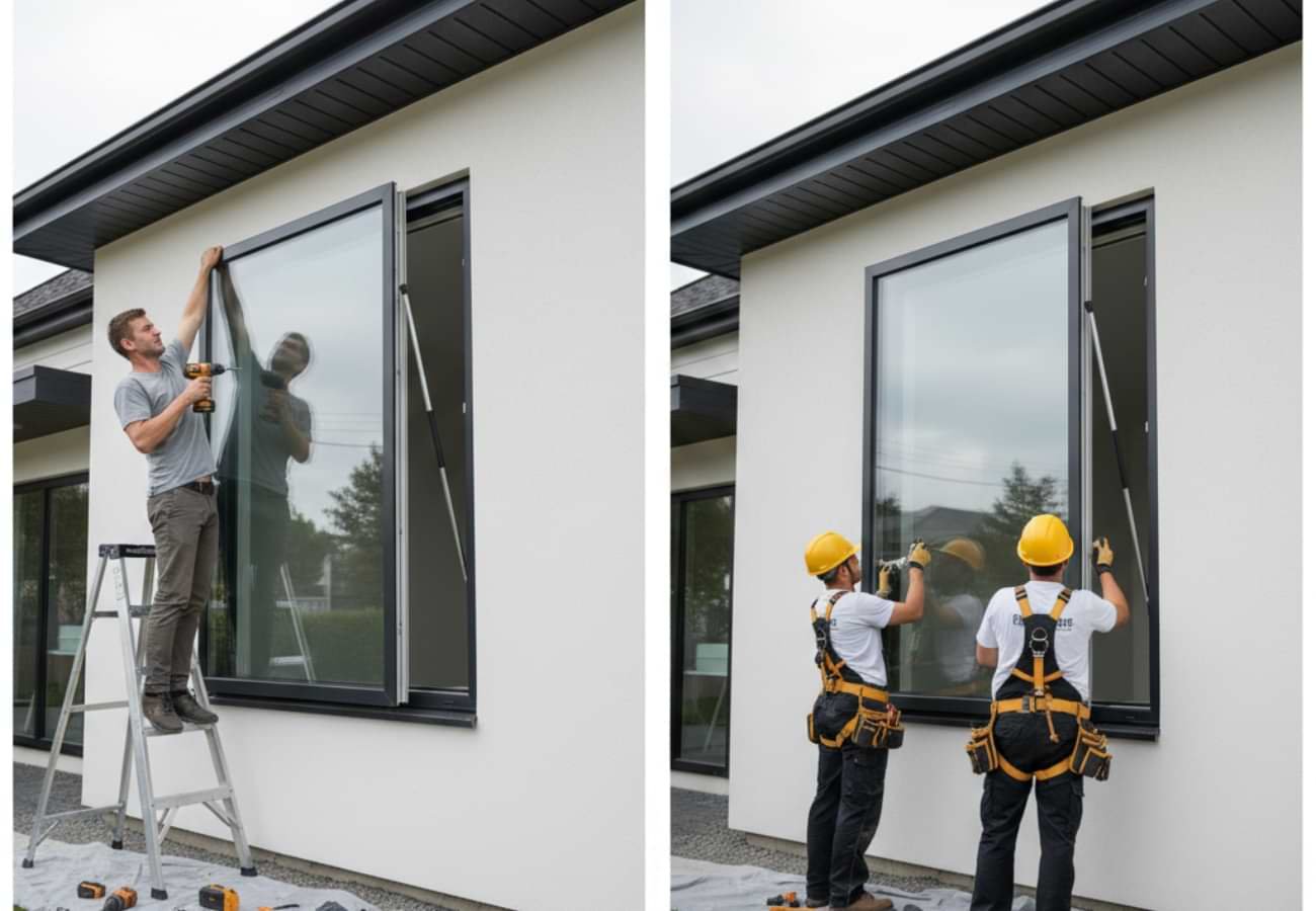 DIY vs professional installation of a gas strut window at oridow.com