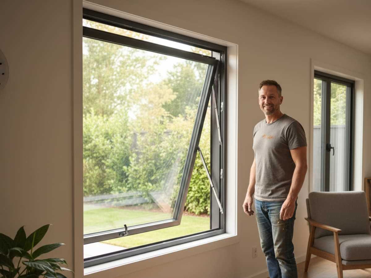 successfully installing a gas strut window