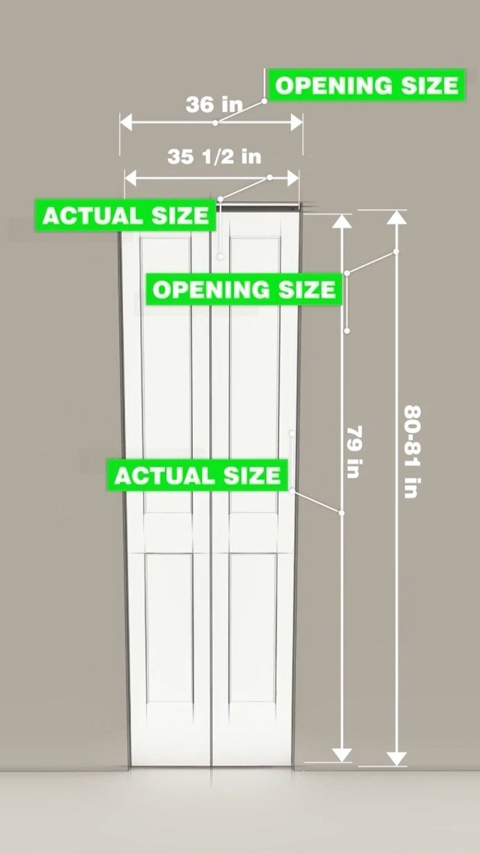 Step 1: Measure the Structural Opening of Bifold Window