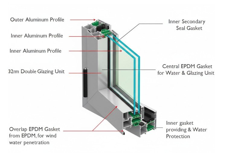 Airtight Sealing and Hardware Precision