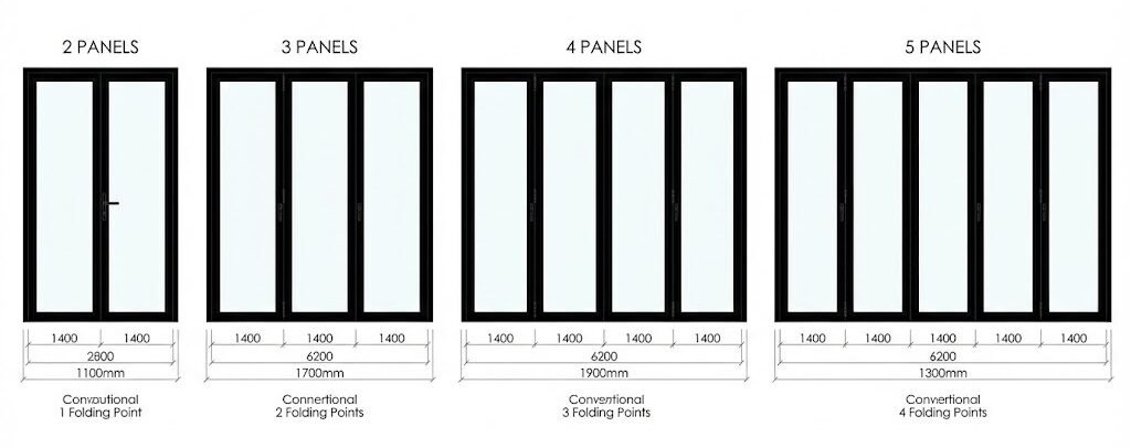 How Many Panels Should an Aluminum Bifold Door Have?