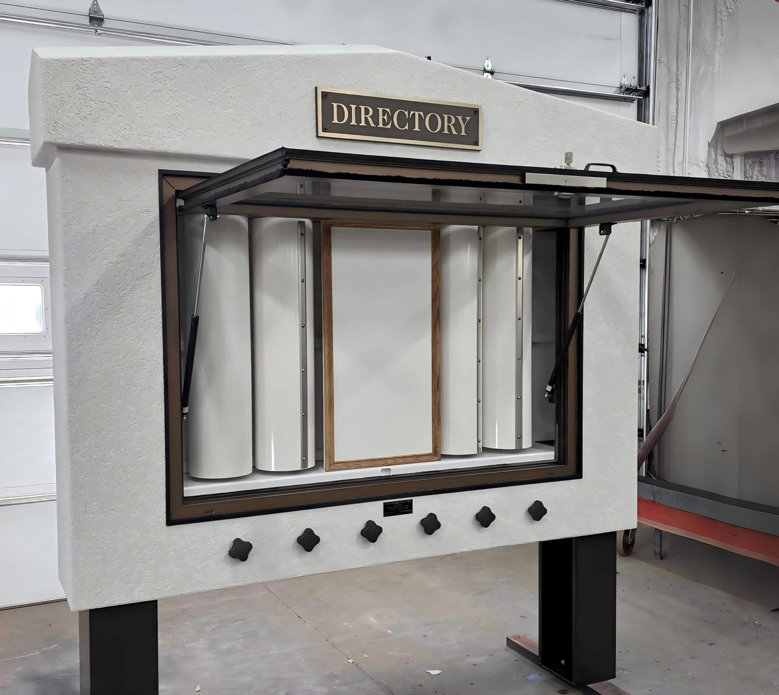 gas strut window with key brown