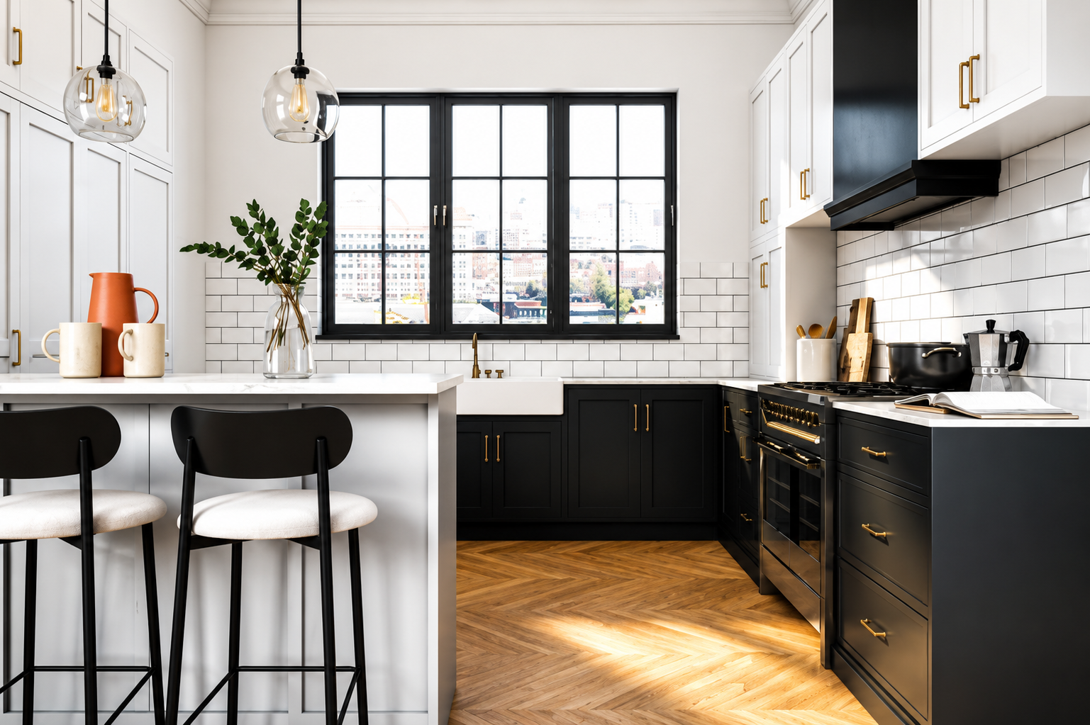 Black Framed Aluminum Windows