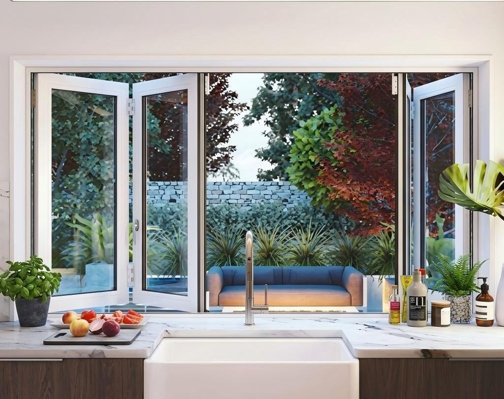 Floating Bifold Window