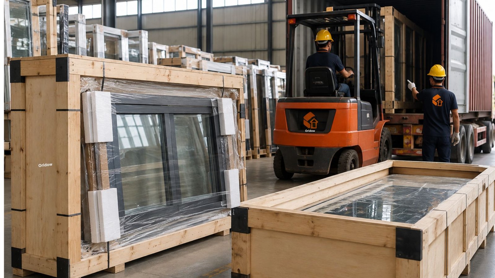 How Custom Windows Are Packed for International Shipping