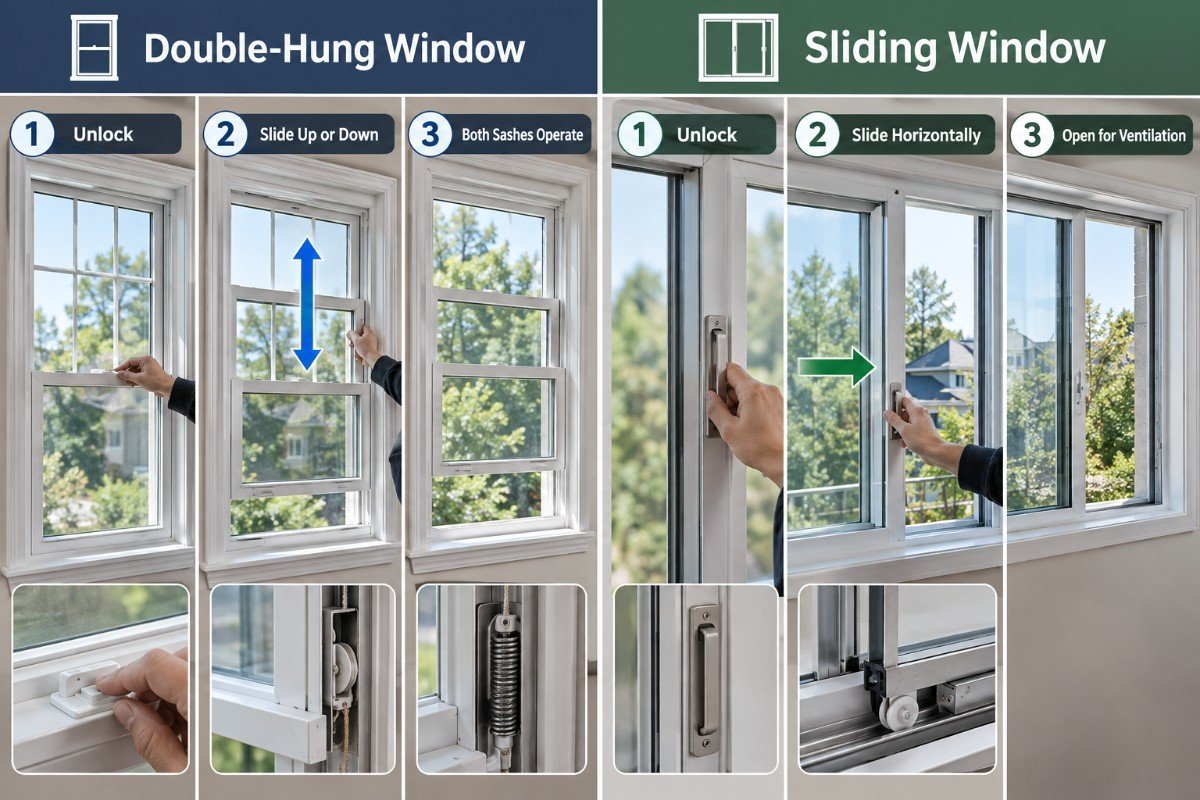Double-Hung vs. Sliding Windows