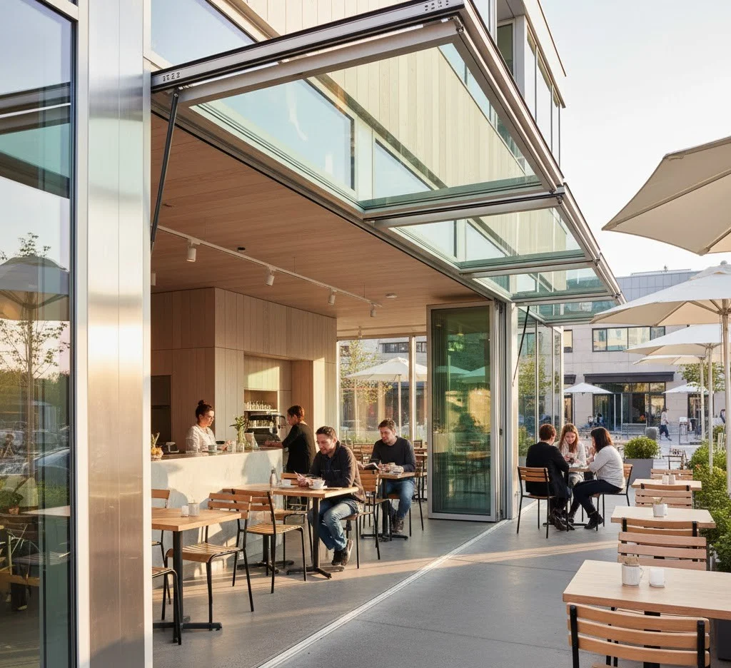 5 Great Perks of Flip-Out Windows for Modern Eateries