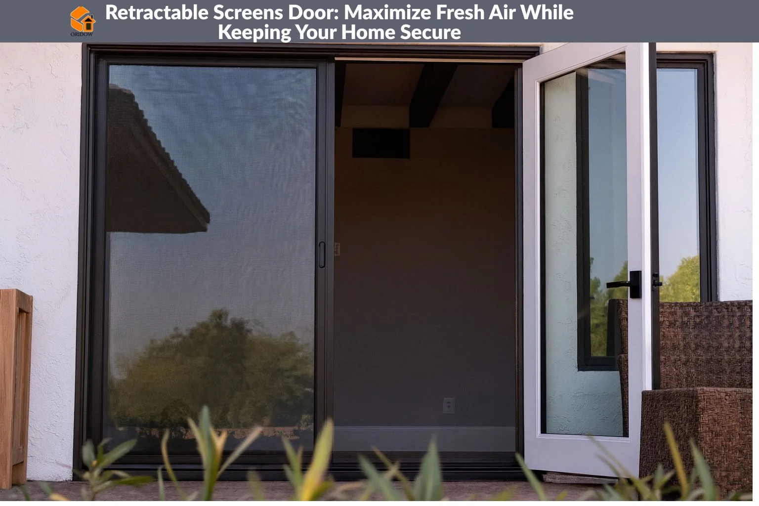 Retractable Door Screens | Fresh Air, Security & Style