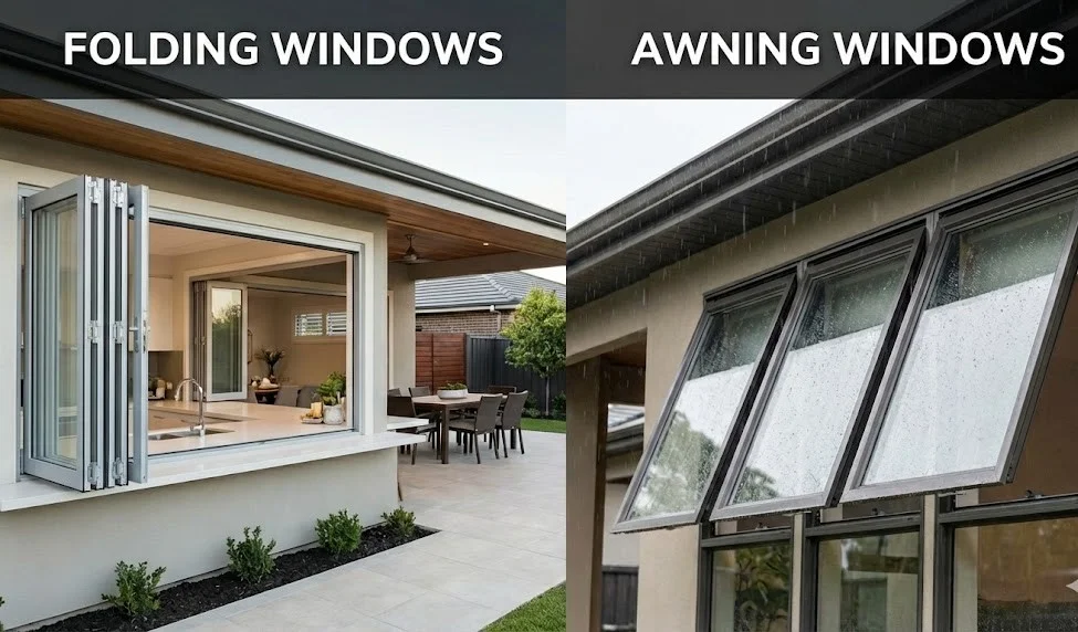Folding Windows vs Awning Windows: Functional Pros and Cons