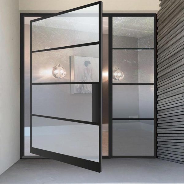 pivot glass door