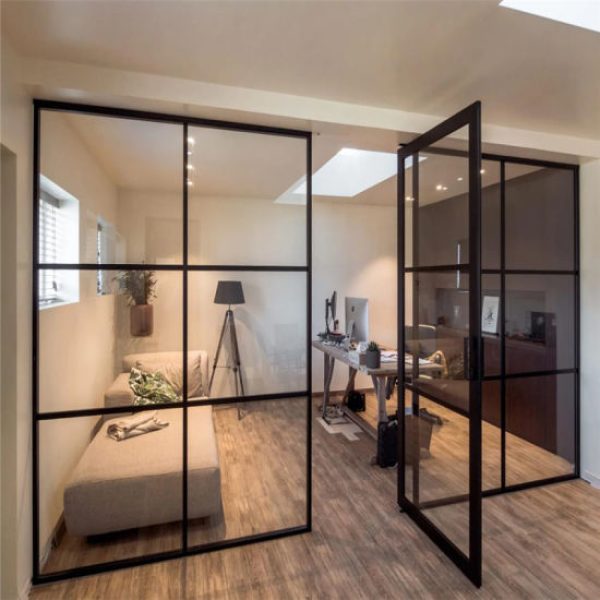 pivot glass door