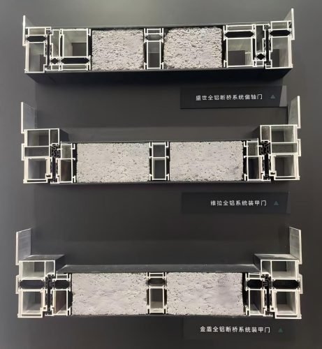 Cast aluminum pivot door