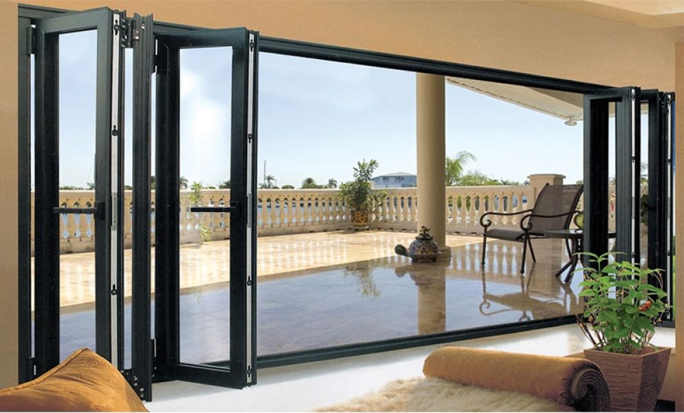 aluminum folding doors