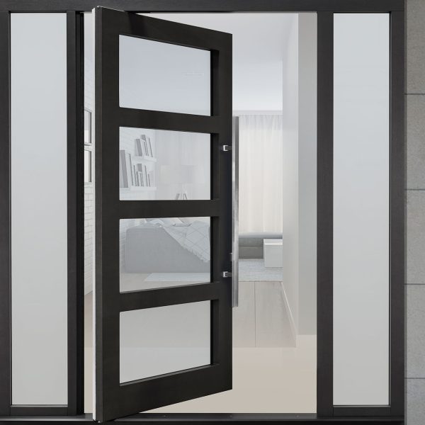 pivot glass door