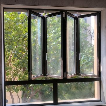 sliding bifold window